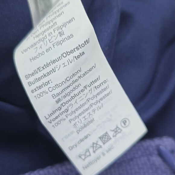 J. Crew Blue Canvas Tweed Buttons Sailor Side Zip High Rise Shorts Size 4 - Picture 12 of 12